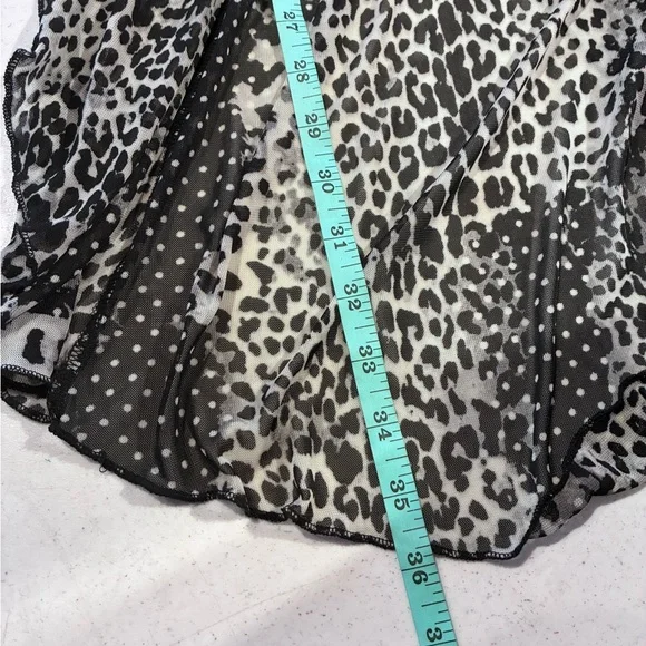 Zero 2 eight Black and tan Patterned op bed cardigan size small - Picture 5 of 8